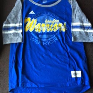 Kids Adidas Golden State Warriors shirt